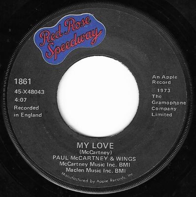 McCartney, Paul (+ Wings) / My Love / Apple 1861