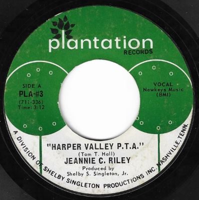 Riley, Jeannie C. / Harper Valley P.T.A. / Plantation PLA-#3