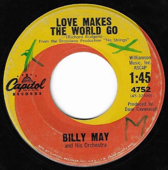 May, Billy / Love Makes the World Go / Capitol 4752