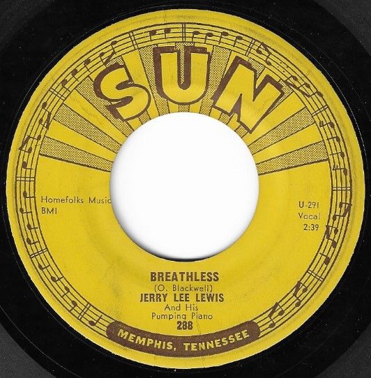 Lewis, Jerry Lee / Breathless / Sun 288