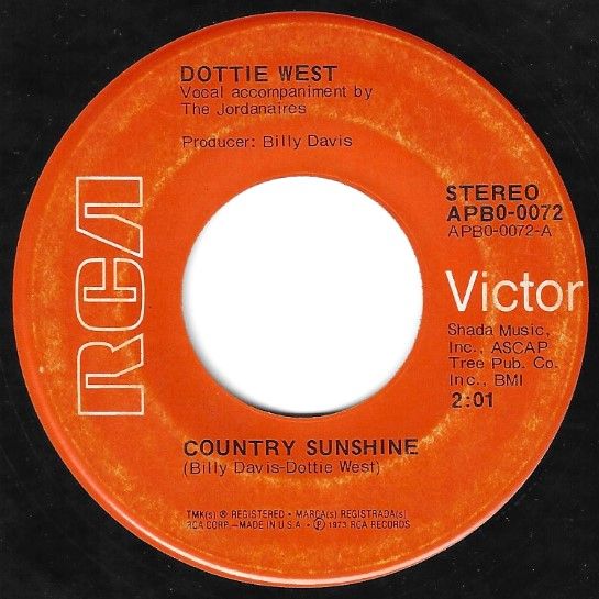 West, Dottie / Country Sunshine / RCA Victor APB0-0072