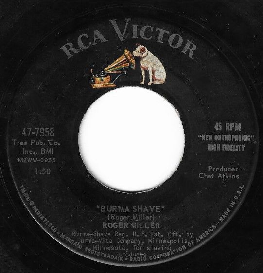 Miller, Roger / Burma Shave / RCA Victor 47-7958