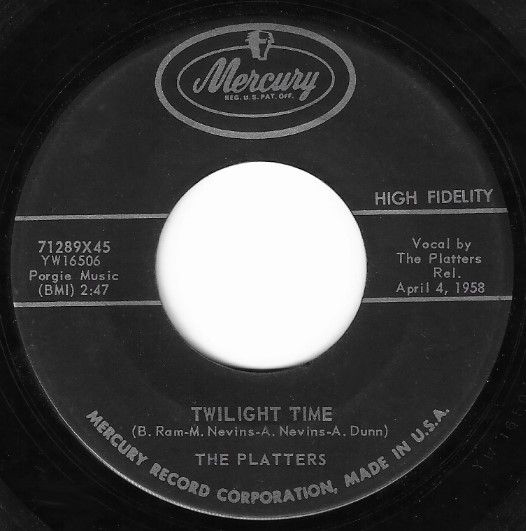 Platters, The / Twilight Time / Mercury 71289