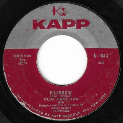 Hamilton, Russ / Rainbow / Kapp K-184 X