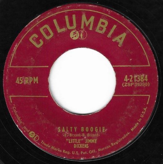 Dickens, Little Jimmy / Salty Boogie / Columbia 4-21384