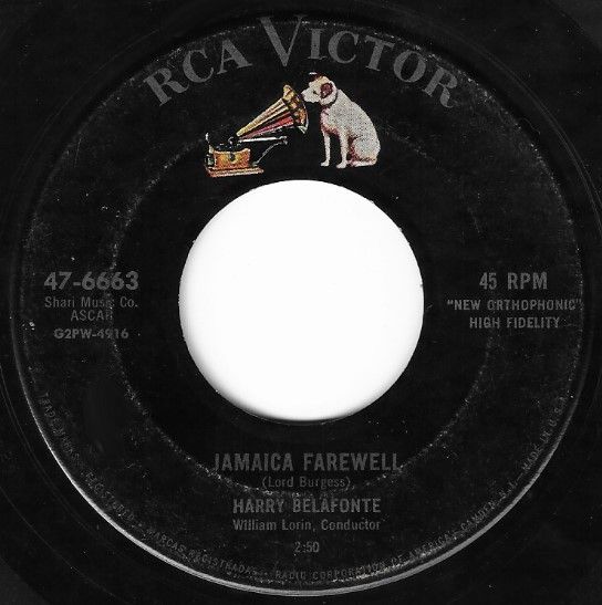 Belafonte, Harry / Jamaica Farewell / RCA Victor 47-6663