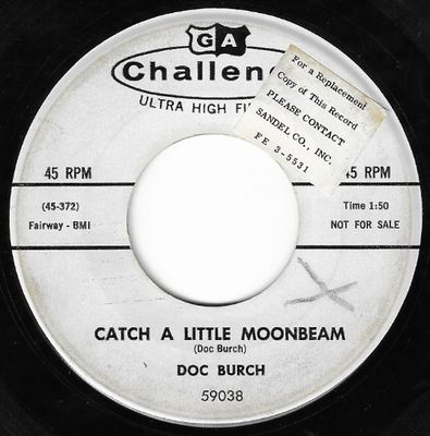 Burch, Doc / Catch a Little Moonbeam / Challenge 59038 / Promo