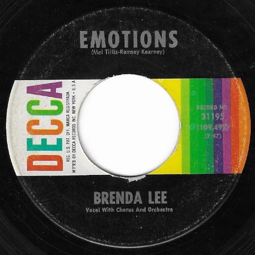 Lee, Brenda / Emotions / Decca 31195