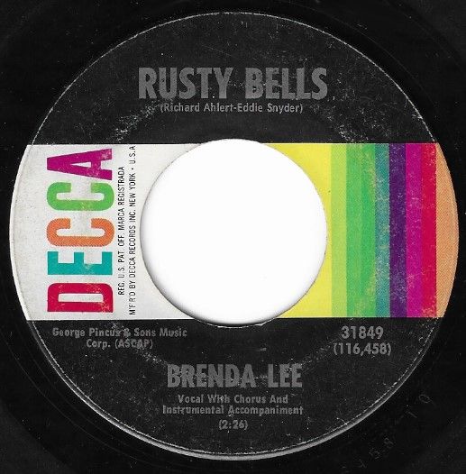 Lee, Brenda / Rusty Bells / Decca 31849