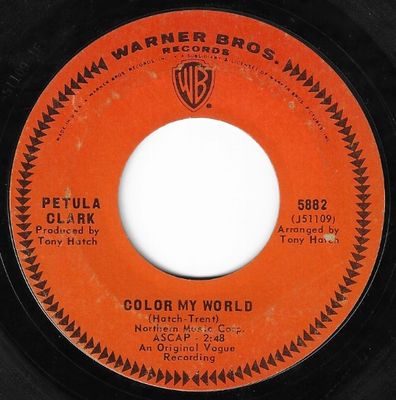 Clark, Petula / Color My World / Warner Bros. 5882