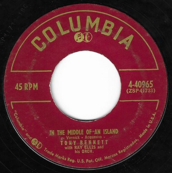 Bennett, Tony / In the Middle of An Island / Columbia 4-40965