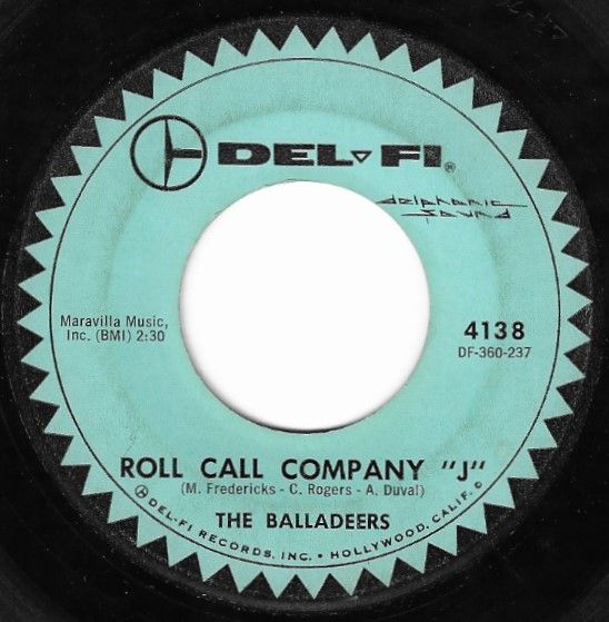 Balladeers, The / Roll Call Company &quot;J&quot; / Del-Fi 4138
