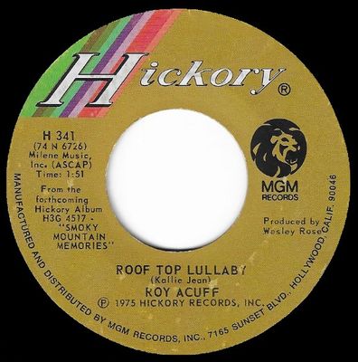 Acuff, Roy / Roof Top Lullaby / Hickory H-341