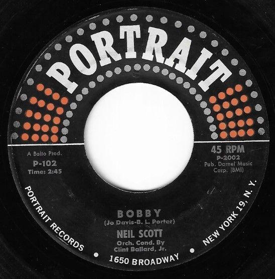Scott, Neil / Bobby / Portrait P-102