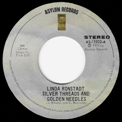 Ronstadt, Linda / Silver Threads and Golden Needles / Asylum AS-11032