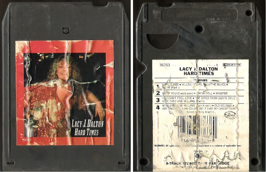 Dalton, Lacy J. / Hard Times (1980) / Columbia JCA-36763 (8-Track Tape)