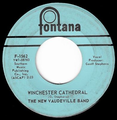 New Vaudeville Band, The / Winchester Cathedral / Fontana F-1562