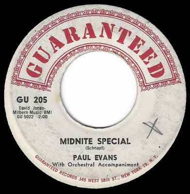 Evans, Paul / Midnite Special / Guaranteed GU-205