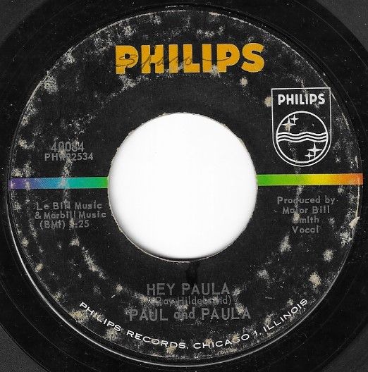 Paul and Paula / Hey Paula / Philips 40084