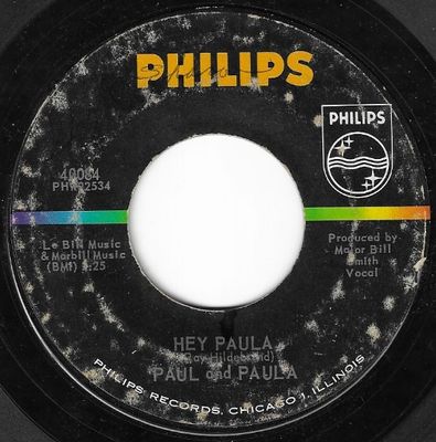 Paul and Paula / Hey Paula / Philips 40084