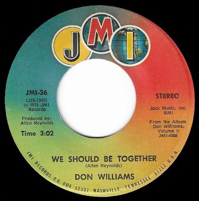 Williams, Don / We Should Be Together / JMI 36