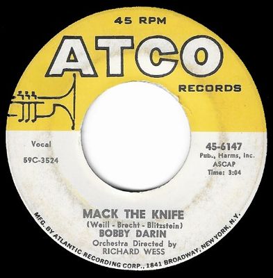 Darin, Bobby / Mack the Knife / Atco 45-6147