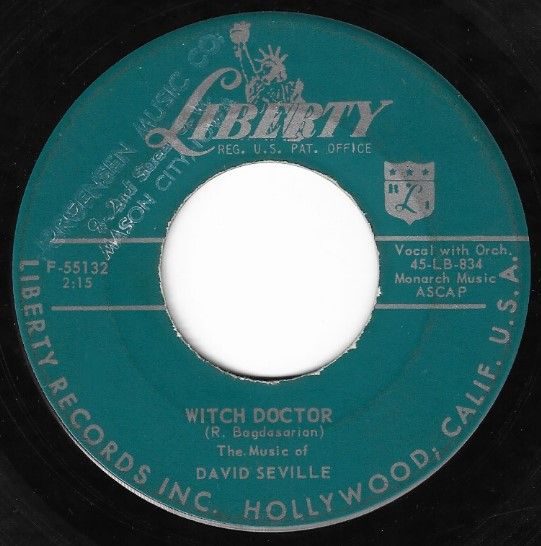 Seville, David / Witch Doctor / Liberty F-55132