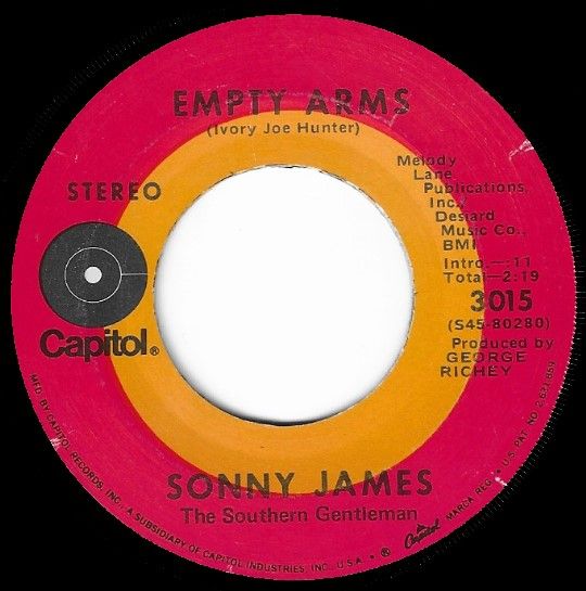 James, Sonny / Empty Arms / Capitol 3015