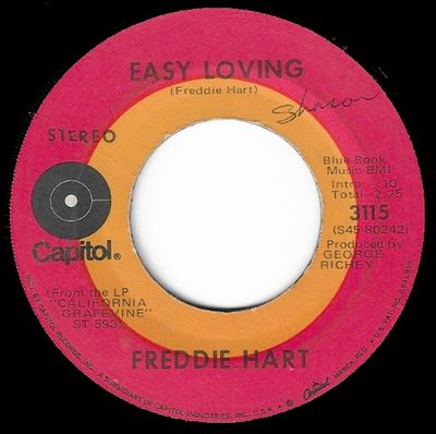 Hart, Freddie / Easy Loving / Capitol 3115