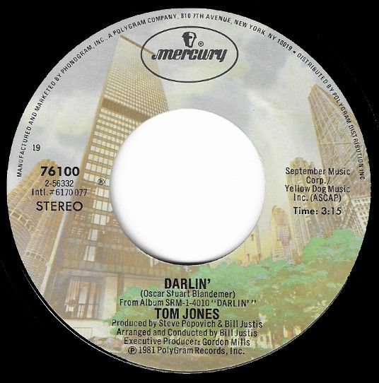 Jones, Tom / Darlin&#39; / Mercury 76100