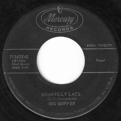 Big Bopper / Chantilly Lace / Mercury 71343