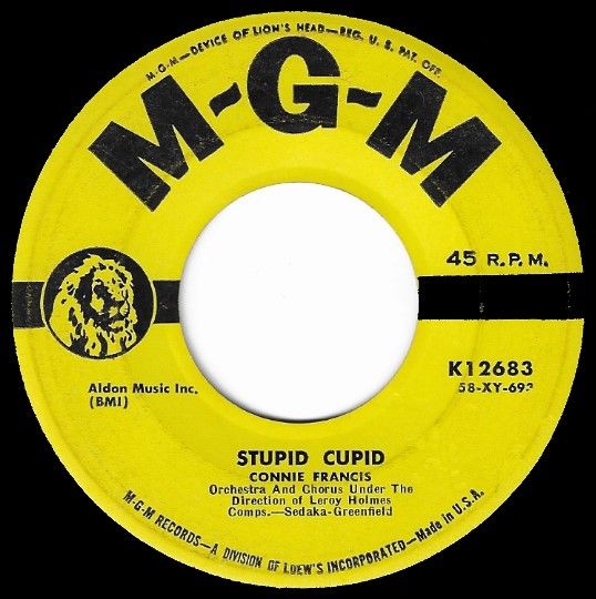 Francis, Connie / Stupid Cupid / MGM K-12683
