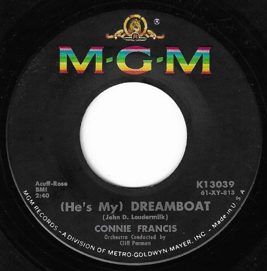 Francis, Connie / (He&#39;s My) Dreamboat / MGM K-13039