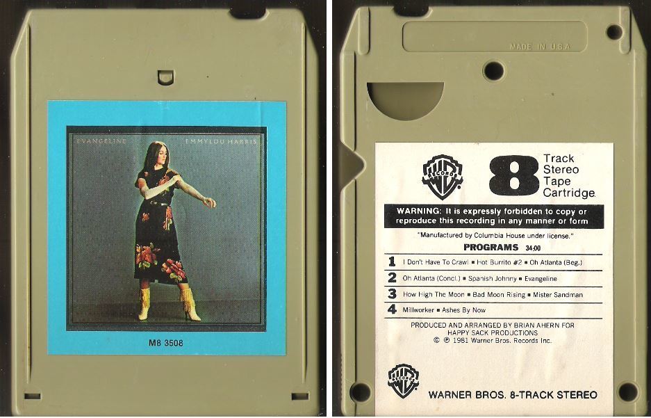 Harris, Emmylou / Evangeline (1981) / Warner Bros. M8-3508