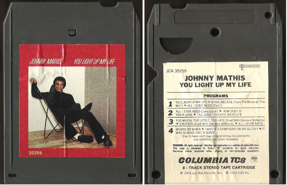 Mathis, Johnny / You Light Up My Life (1978) / Columbia JCA-35259