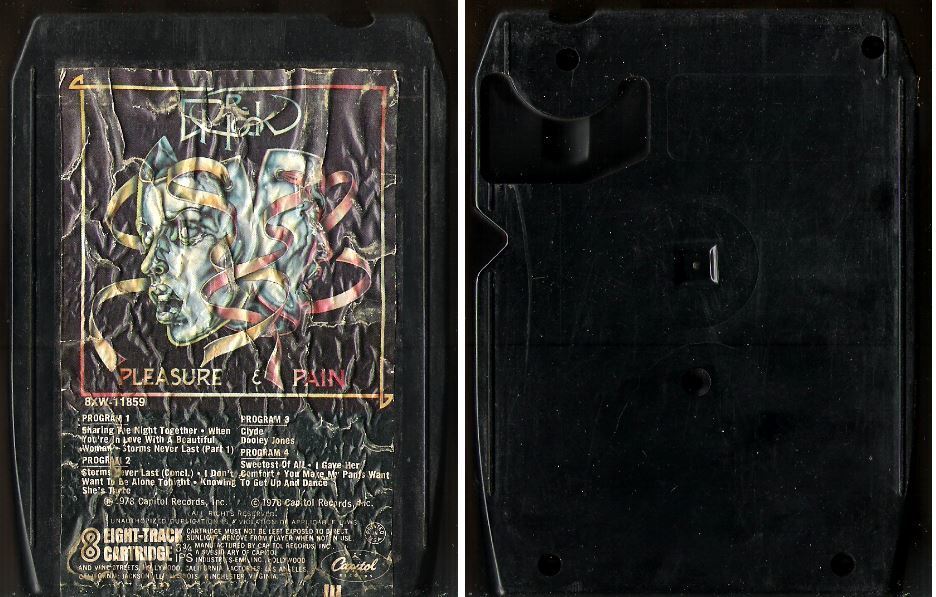 Dr. Hook / Pleasure + Pain (1978) / Capitol 8XW-11859 (8-Track Tape)