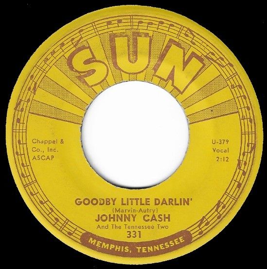 Cash, Johnny / Goodby Little Darlin&#39; / Sun 331
