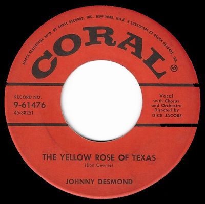 Desmond, Johnny / The Yellow Rose of Texas / Coral 9-61476
