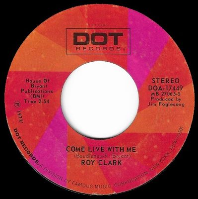 Clark, Roy / Come Live with Me / Dot DOA-17449