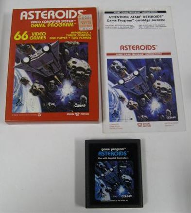 Atari 2600 / Asteroids (1979) / Atari CX-2649 (Video Game)