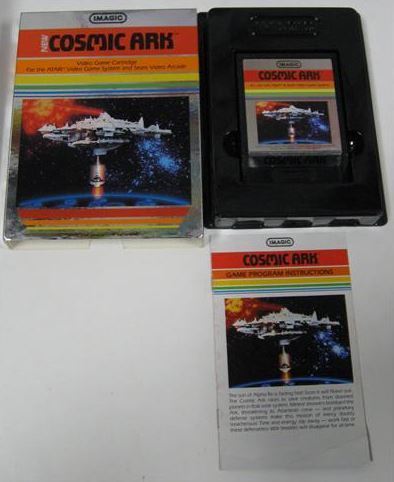 Atari 2600 / Cosmic Ark (1982) / Imagic IA-3204 (Video Game)