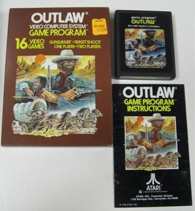 Atari 2600 / Outlaw (1978) / Atari CX-2605 (Video Game)