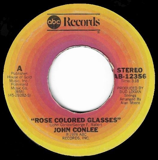 Conlee, John / Rose Colored Glasses / ABC Records AB-12356