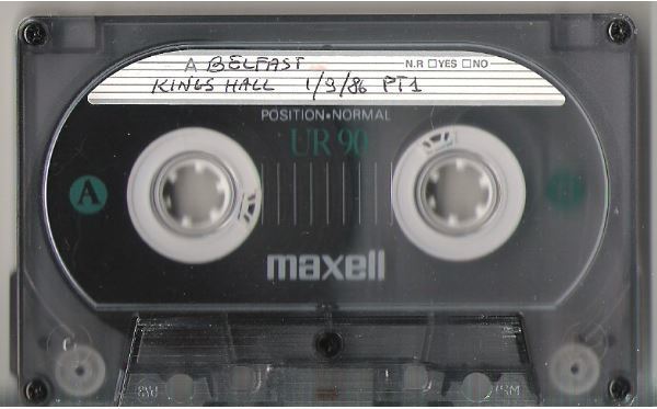 John, Elton / Belfast, Northern Ireland (King&#39;s Hall) - January 9, 1986 | 2 Tapes
