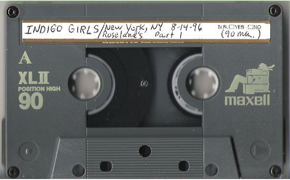 Indigo Girls / New York, NY - Roseland (1996) - Part 1 / August 14, 1996 (Live + Rare Cassette)