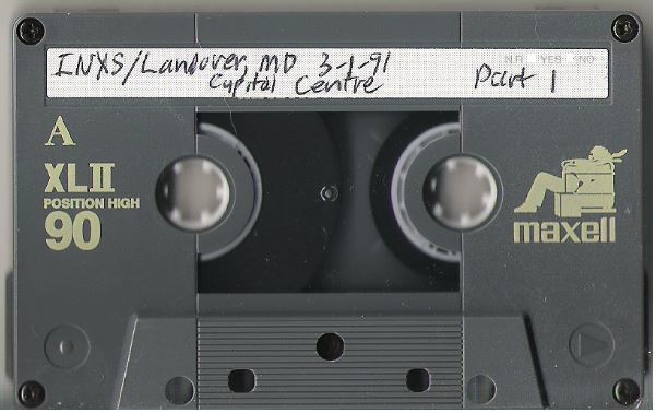 INXS / Landover, MD - Capitol Centre - Part 1 (1991) / March 1, 1991 (Live + Rare Cassette)