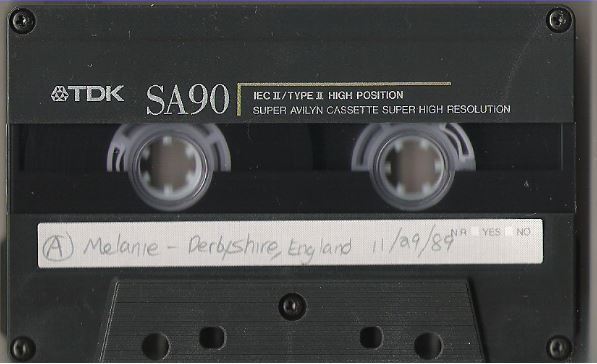 Melanie / Derbyshire, UK - Assembly Room / November 29, 1989