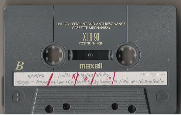 Indigo Girls / Nashville, TN - Miller + Company (1992) / November 18, 1992 (Live + Rare Cassette)
