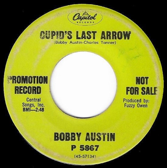 Austin, Bobby / Cupid&#39;s Last Arrow / Capitol P 5867 / Promo