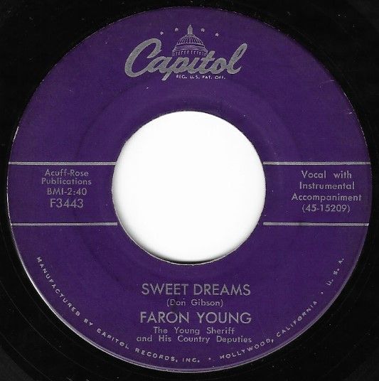 Young, Faron / Sweet Dreams / Capitol F3443